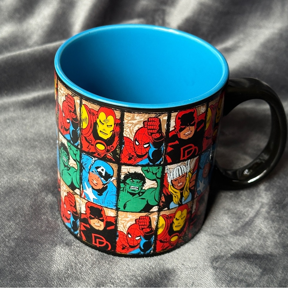 Marvel mug Thor, Hulk, Captain America, Iron Man, Spider Man